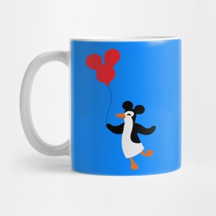 Theme Park Penguin Mug